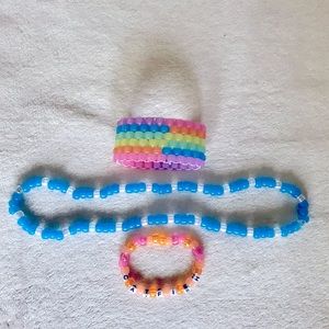 Fun beaded jewelry set